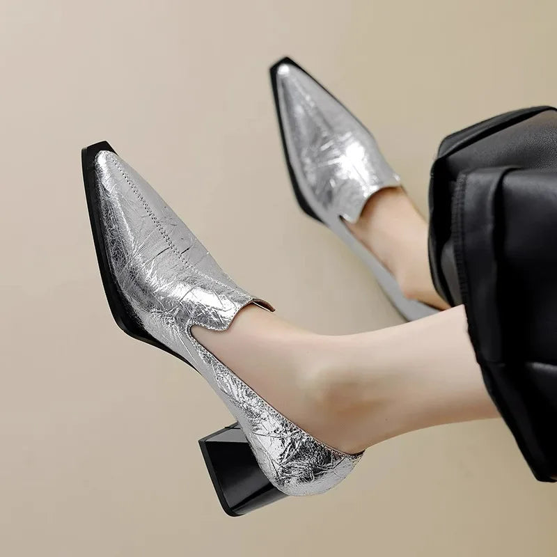 New Coarse Heel Shoes