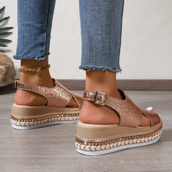 Rose Gold Summer Sandals