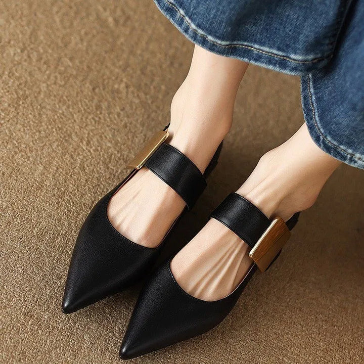 Velvet Tip Elegant Shoes