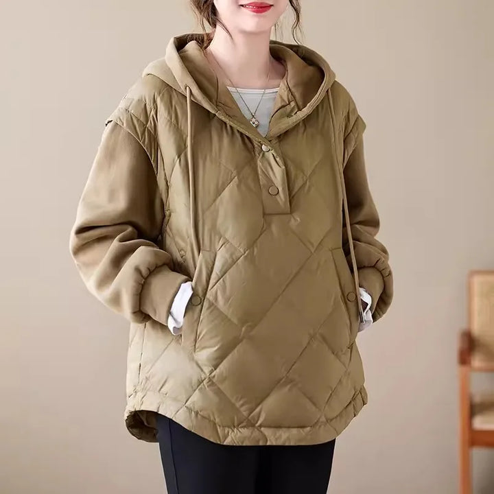 Casual Loose Hooded Women Parka