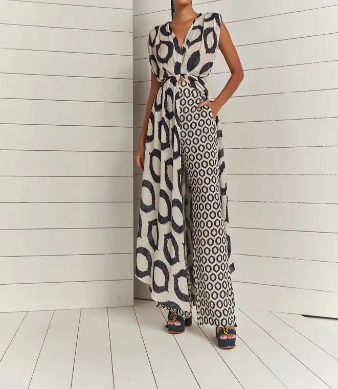 V-neck Boho Set