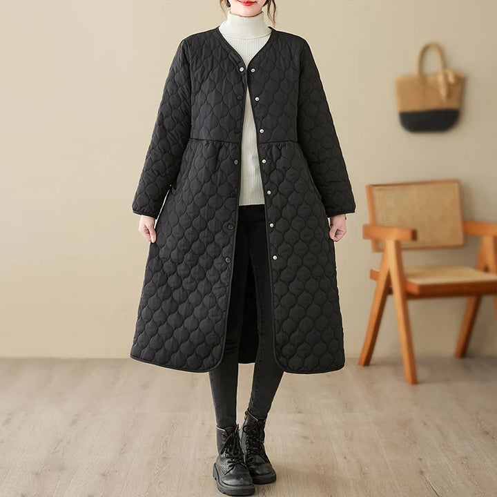 Long Sleeve V-neck Plus Size Jacket