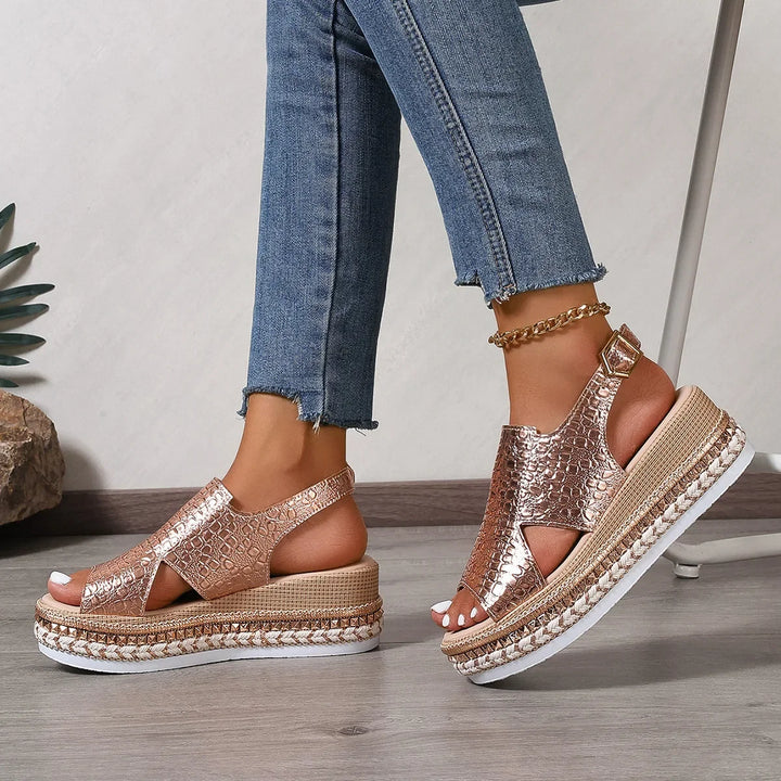 Rose Gold Summer Sandals