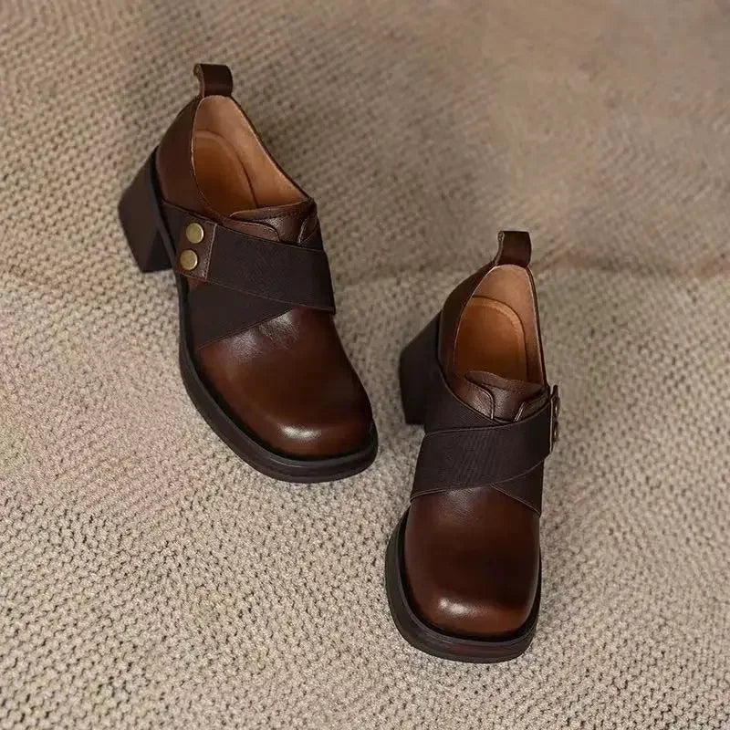 Women's Chunky Heeled Shoes