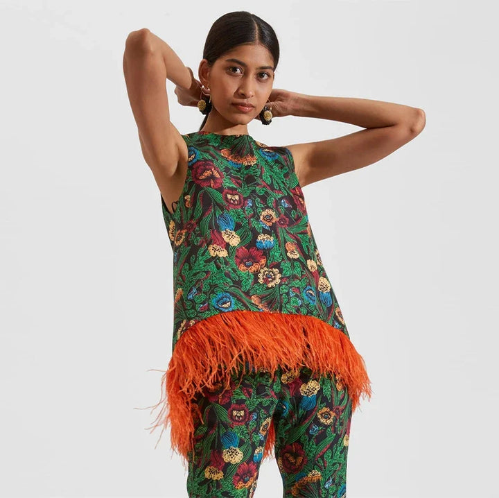 O-neck Feather Set