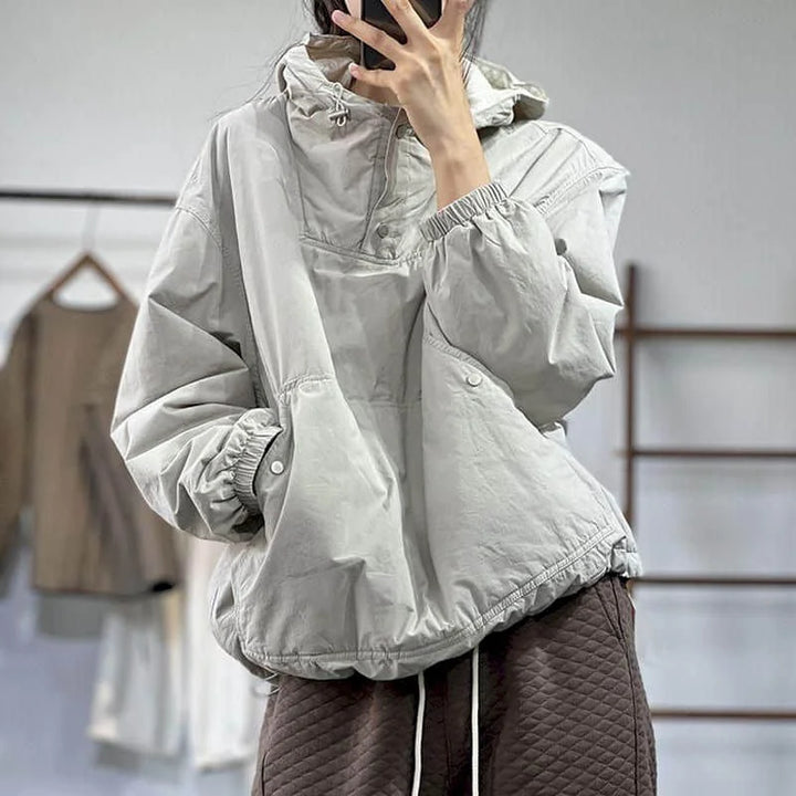 Long Sleeve Quilted Jacket