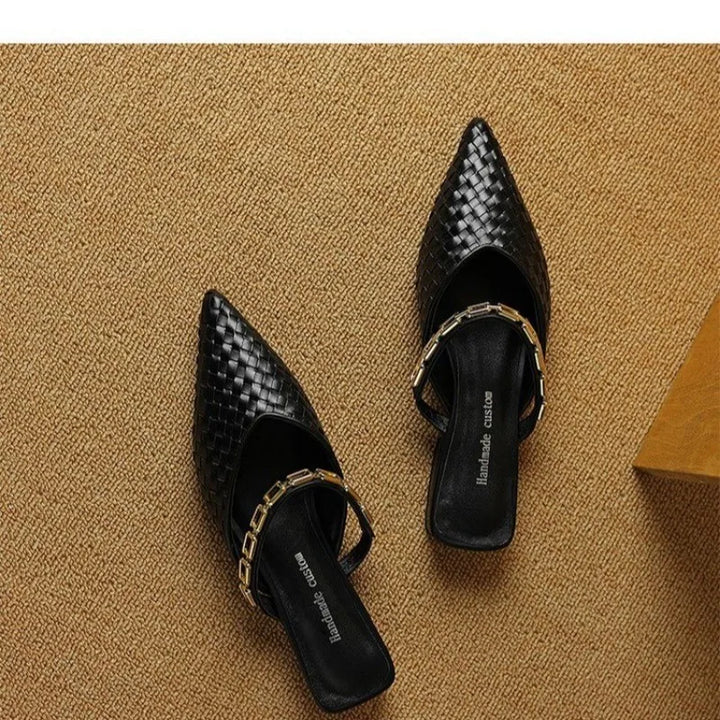 Pointed Toe Design Shallow Slip on