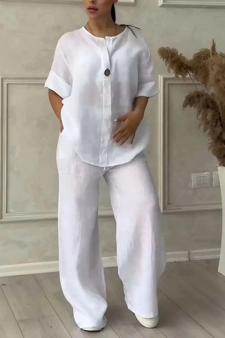 Linen Loose Set