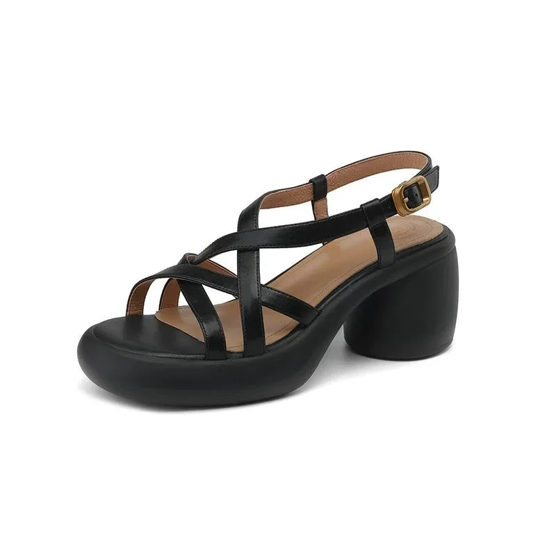 Platform Buckle Sandals