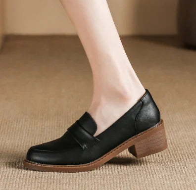 Low Heels Classic Loafers