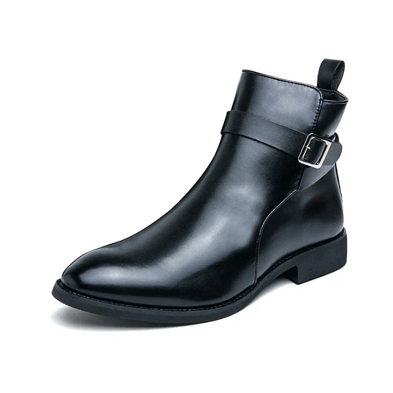 Buckle Chelsea Boots