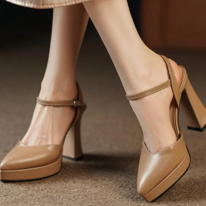 High Heel Pointed Toe Sandals