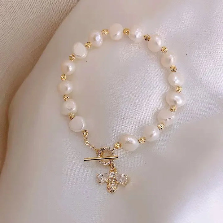 Honeybee Pearl Bracelet