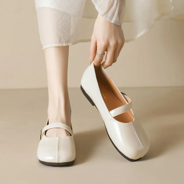 Round Toe Design Mary Jane Shoes