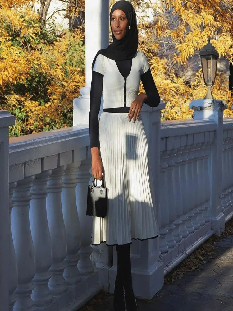 V-neck Two-piece