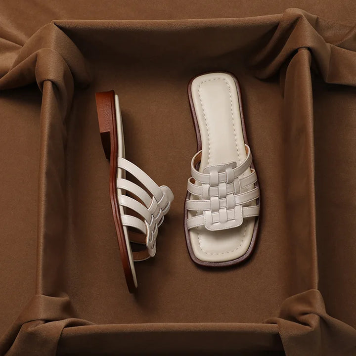 Cross Hollow-out Flats