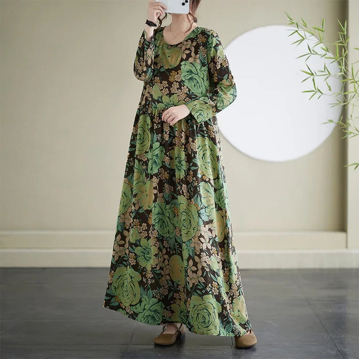 Round Neck Loose Dress