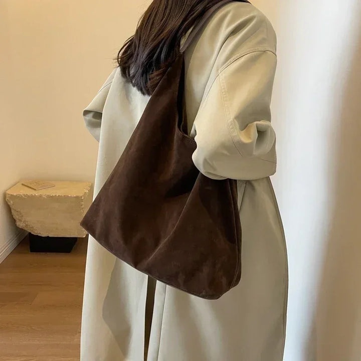 Suede Shoulder Bag