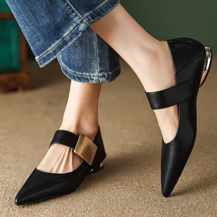 Velvet Tip Elegant Shoes