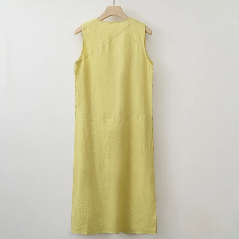 V-neck Long dress