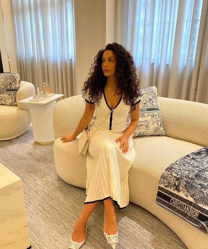 V-neck Two-piece