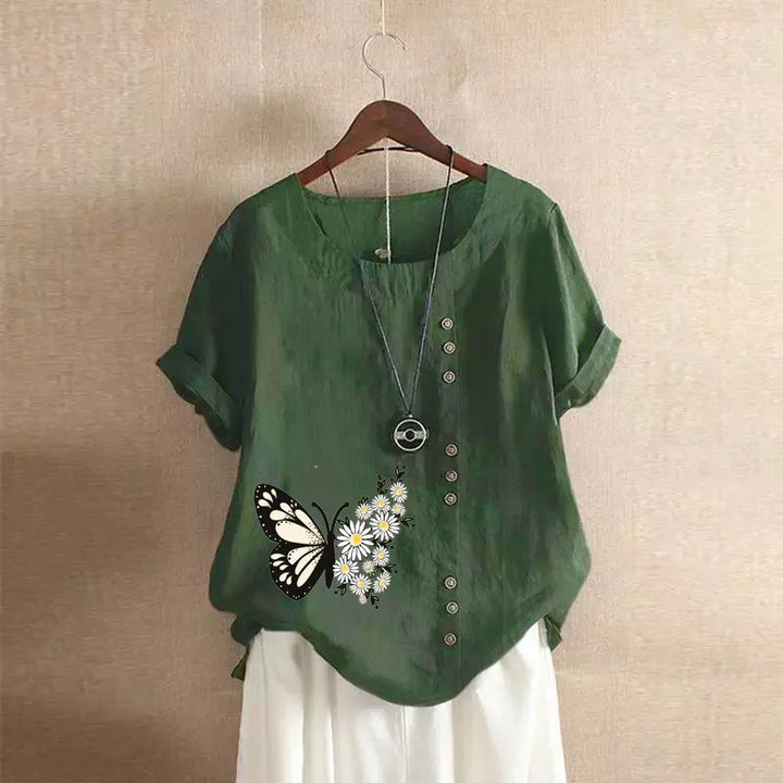 Vintage Linen Blouse