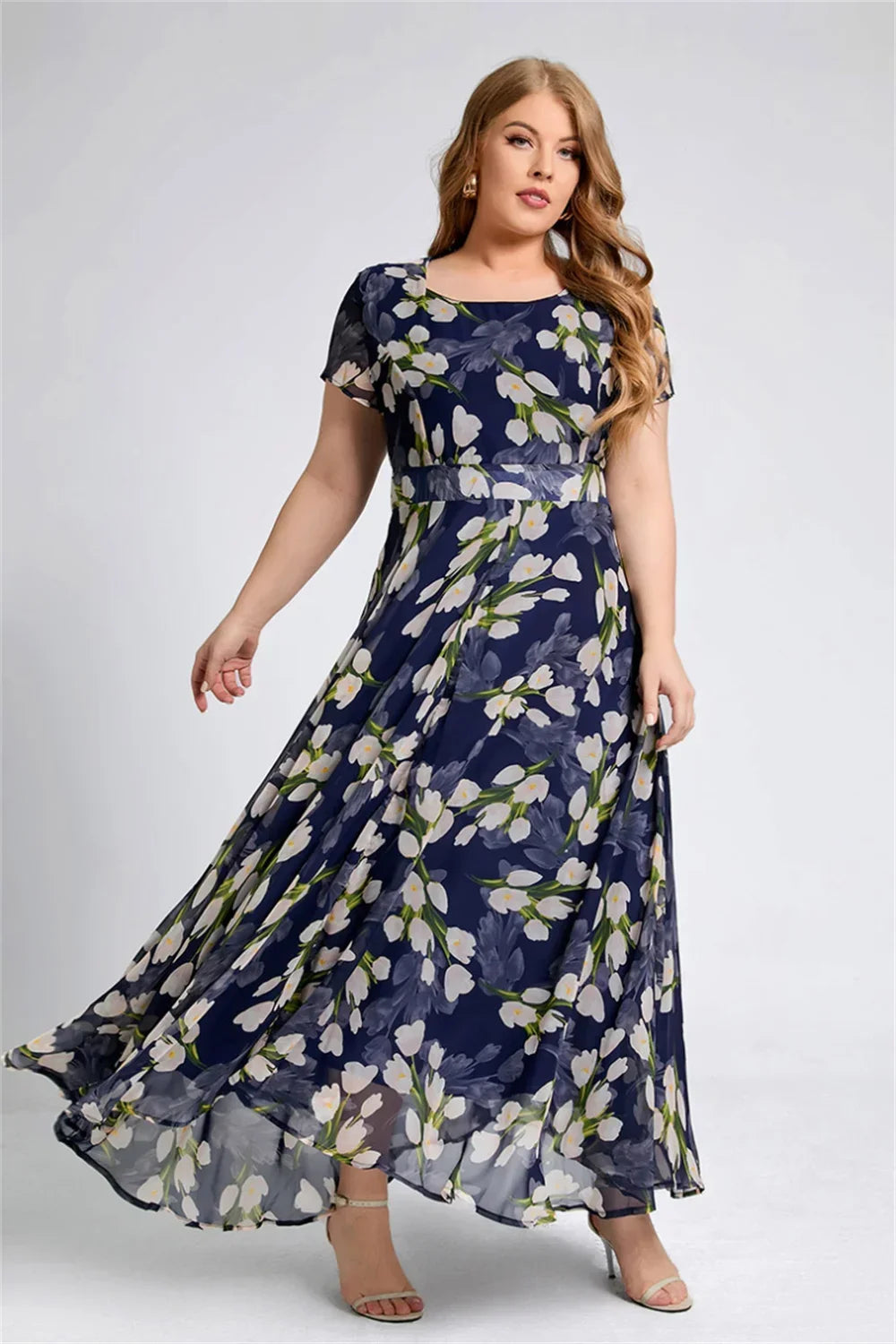 Chiffon Floral Dress