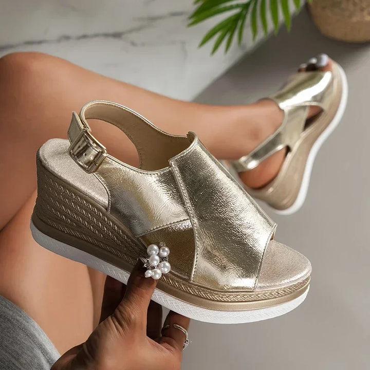 Golden Chic Sandals