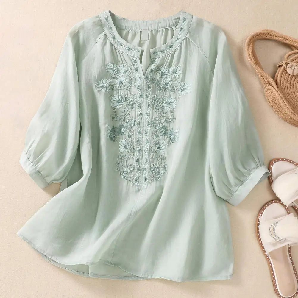 V-neck Blouse