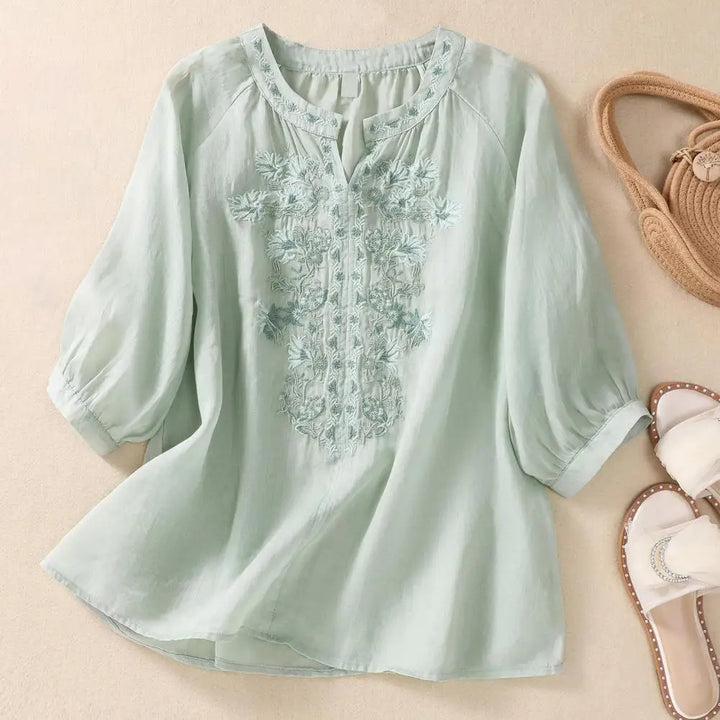 V-neck Blouse