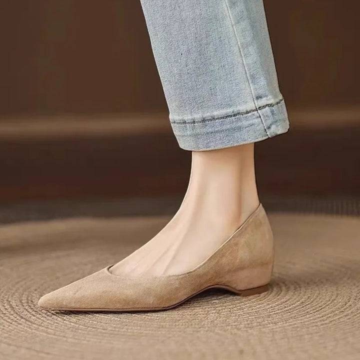 Low Heels Pointed Toe Dress Shoes