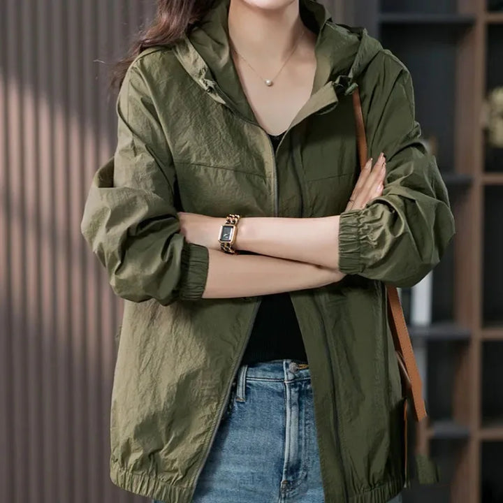 Loose Hooded Jacket