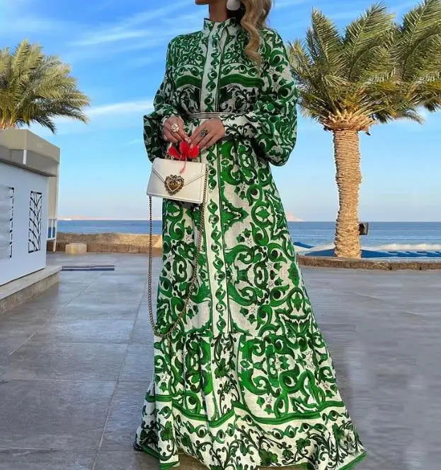 Retro Maxi Dress