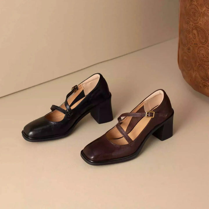 Double Buckle Summer Mary Janes