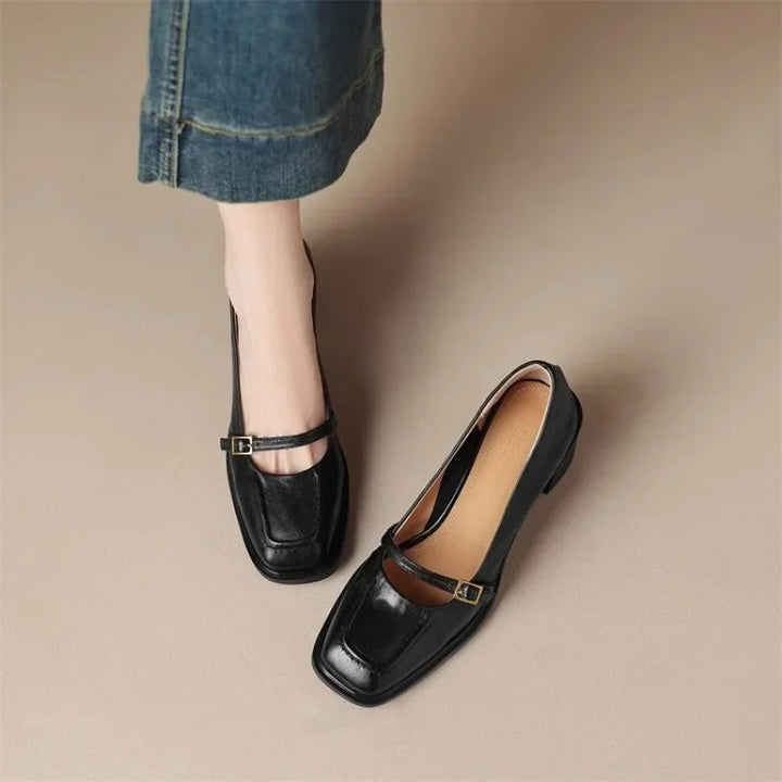 Square Head Mary Janes