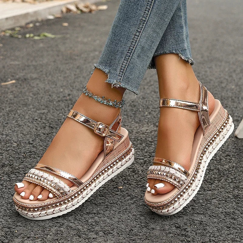 Ankle Strap Platform Sandals