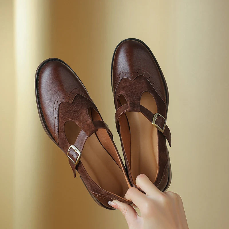 Retro Brogue Shoes