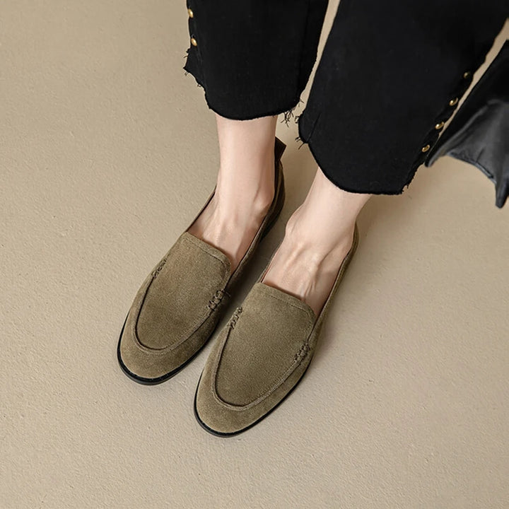 Round Toe Loafers