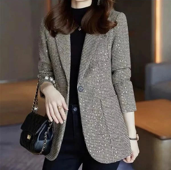 Retro Sequin Blazer Jacket