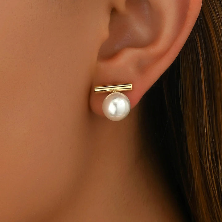 Pearl Stud Earrings