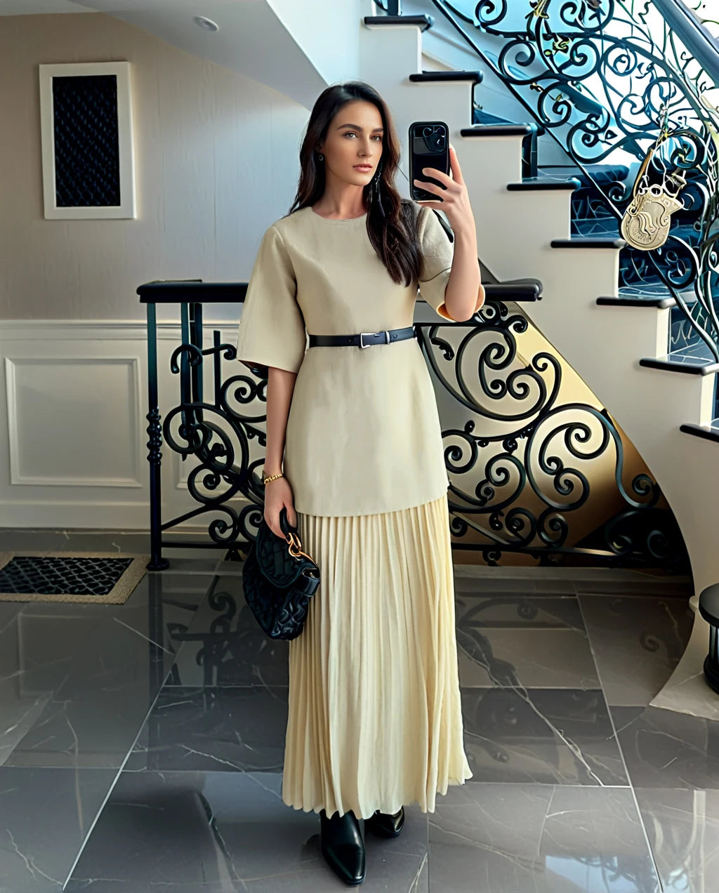 Patchwork Set with belt