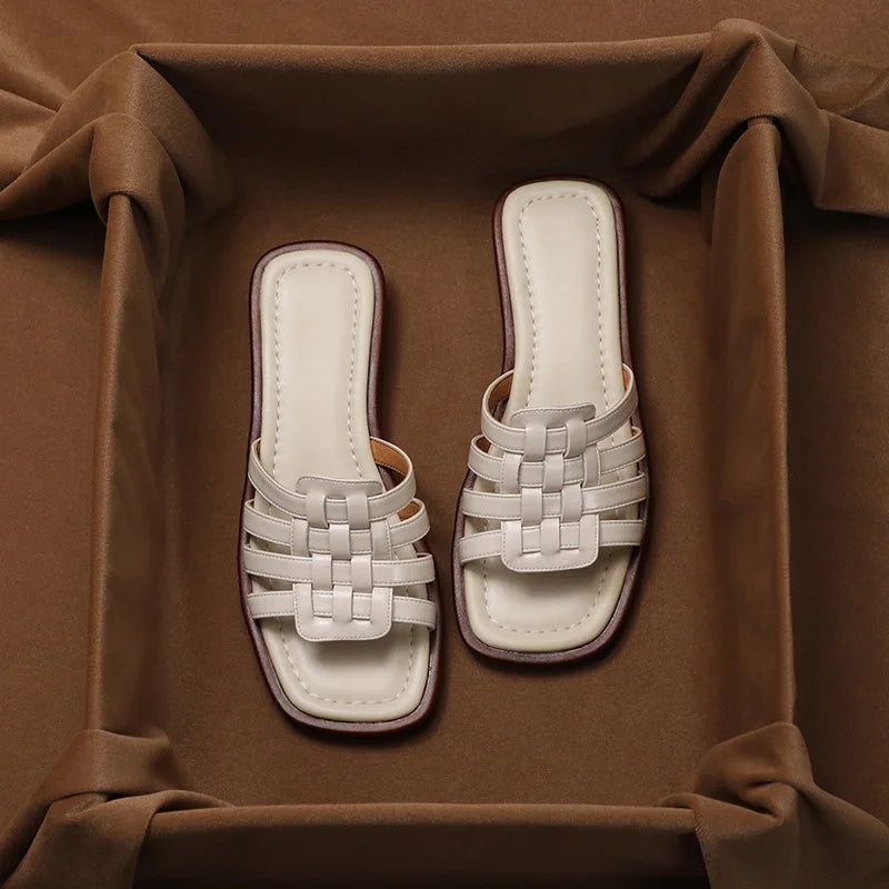 Cross Hollow-out Flats