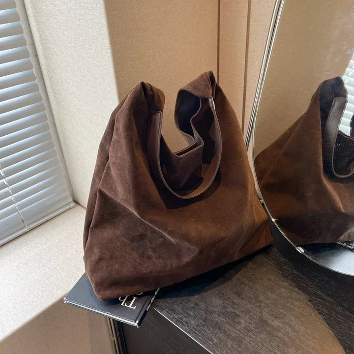 Suede Shoulder Bag