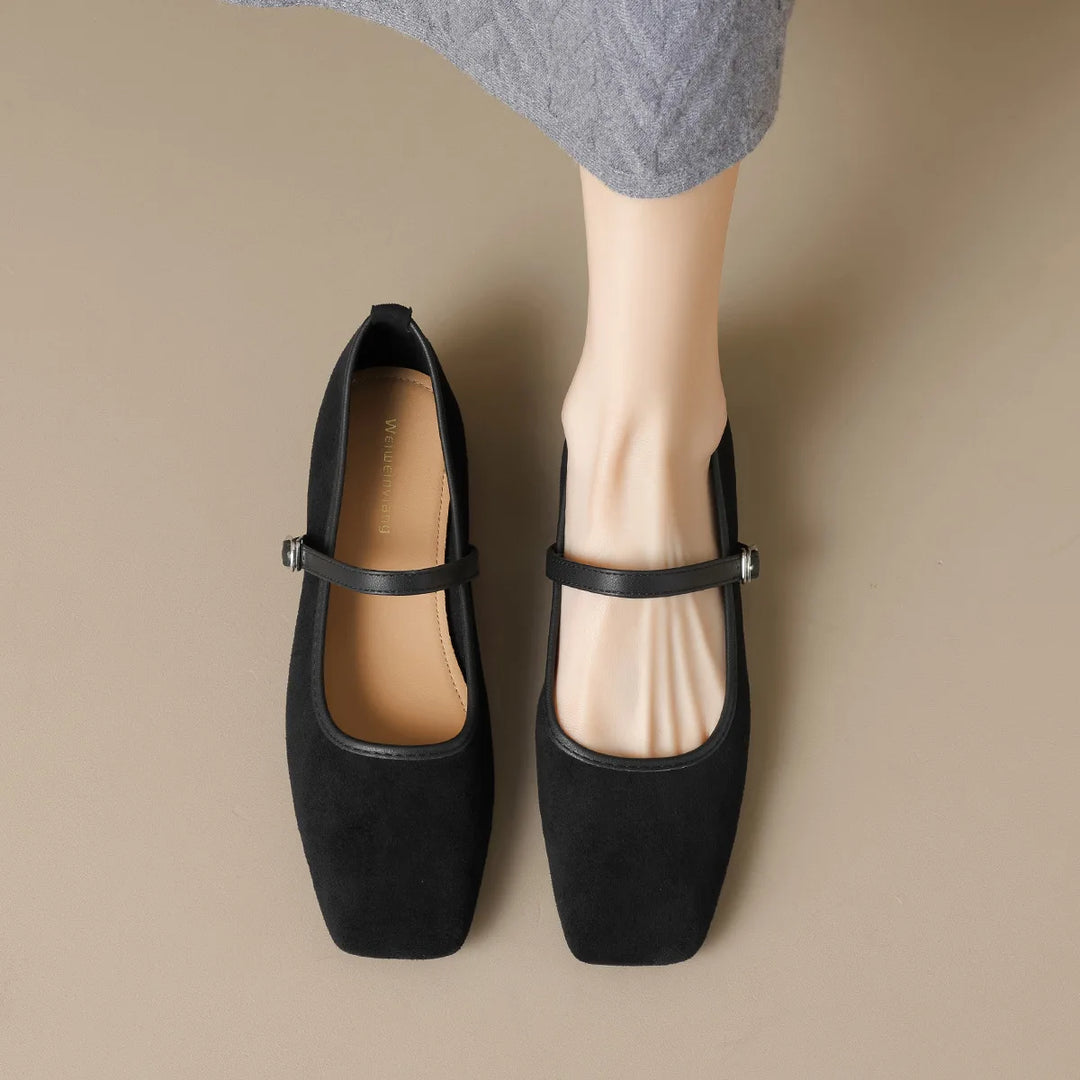Low Heel Wide Fit Shoes