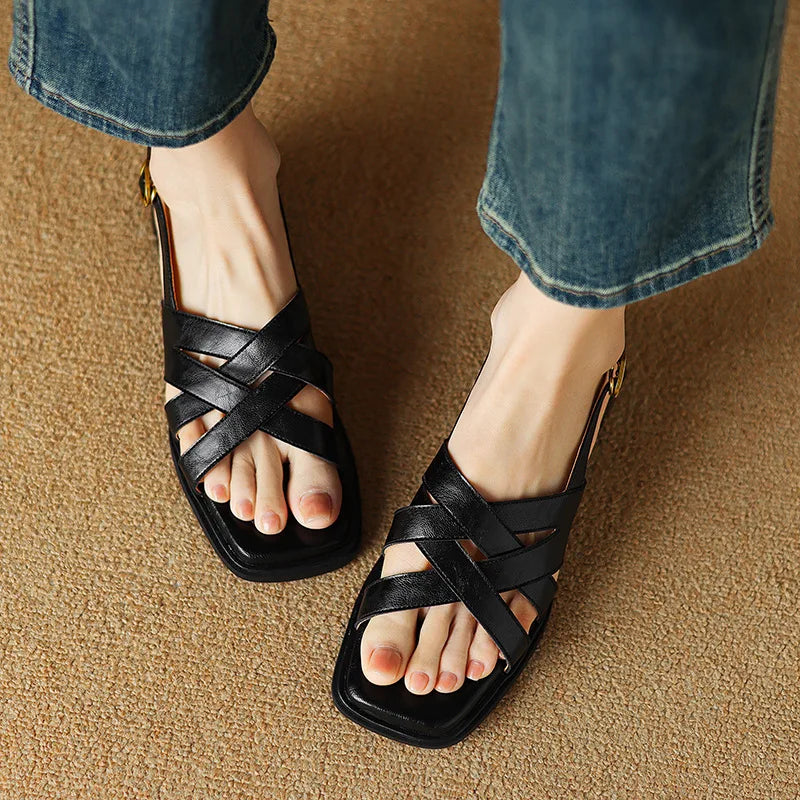 Braided Roman Sandals