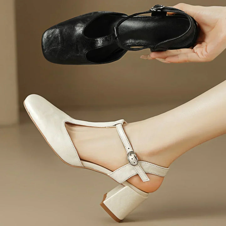 Block Heel Dress Pumps