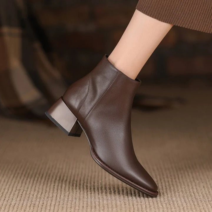 Thick Heel Ankle Shoes