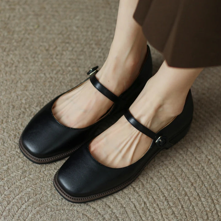 Women's Low Heels Mary Jane Shoes