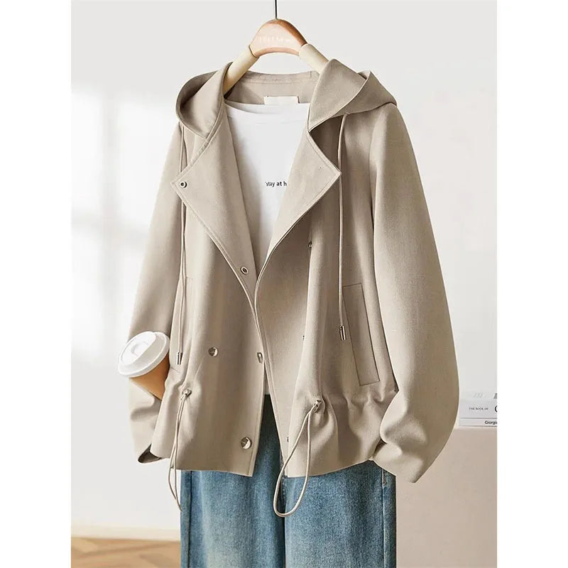 Hooded Short Windbreaker