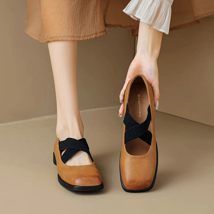 Vintage Low Heel Shoes